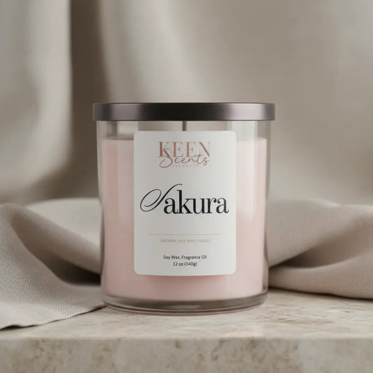Keen Scents Sakura Scented Candle
