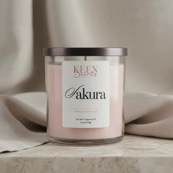 Keen Scents Sakura Scented Candle