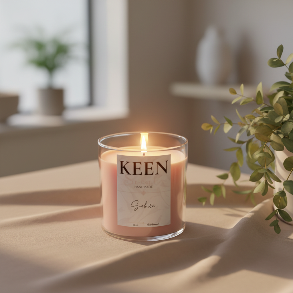 Keen Scents Sakura Scented Candle