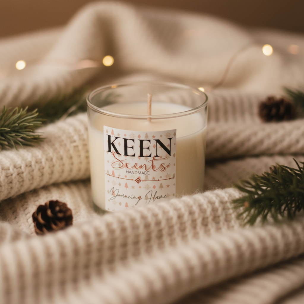 Keen Scents Dancing Flame Scented Candle